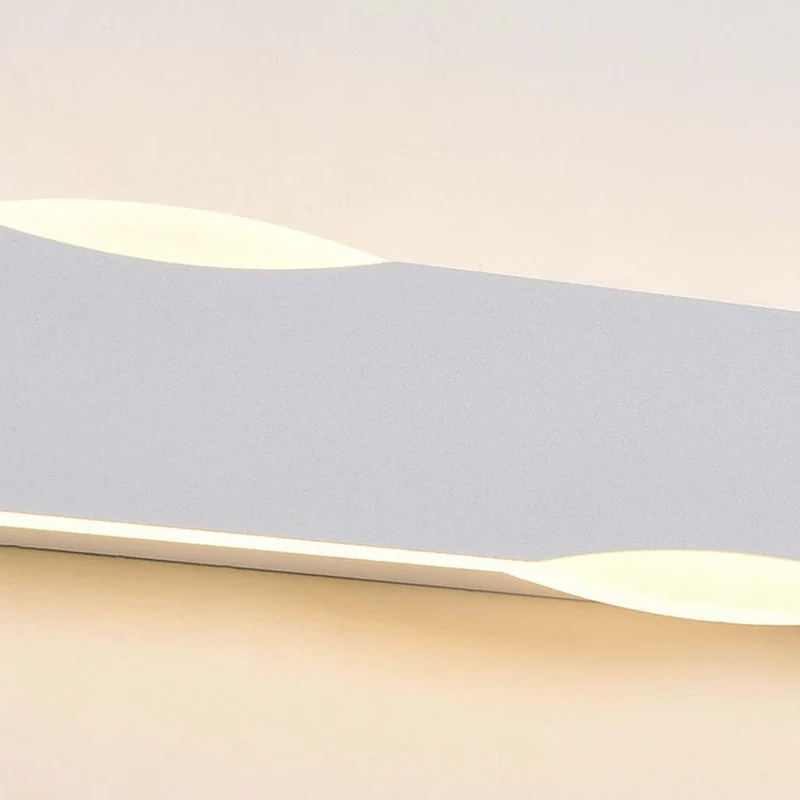 Wall Sconce Nordic Simple Wave Linear LED, Iron&Acrylic