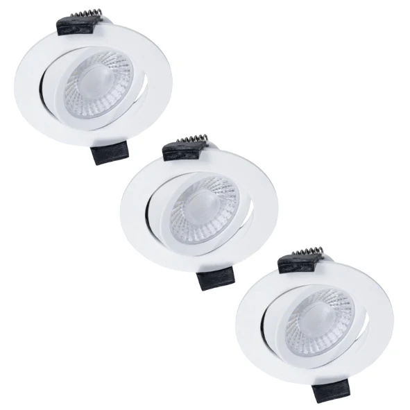 LED's Light PRO Downlight Einbaustrahler Ø 68mm - Spritzwassergeschützt - Dimmbar - Universal - Weiß