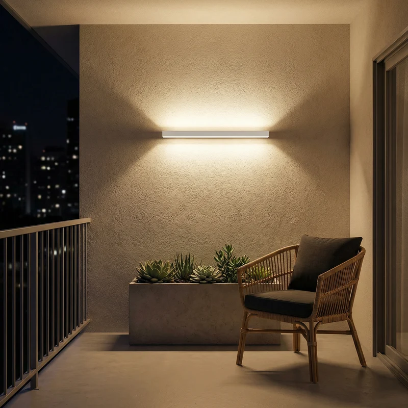 Vielseitige Wandlampe für Innen/Außen – Vianopiano