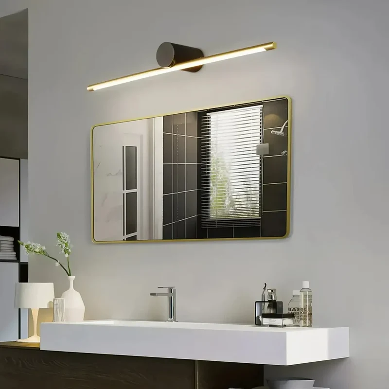 LED Bad-Wandleuchte IP44 in modernem, länglichem Design
