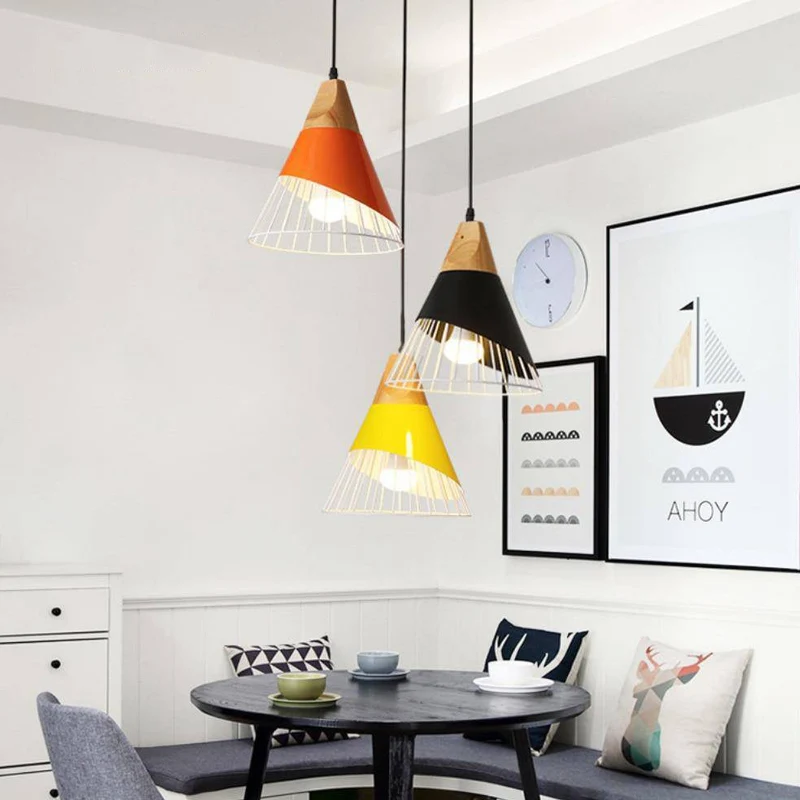 Hängelampe Naturholz Design Käfig – Rylia