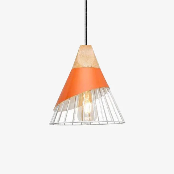 Hängelampe Naturholz Design Käfig – Rylia
