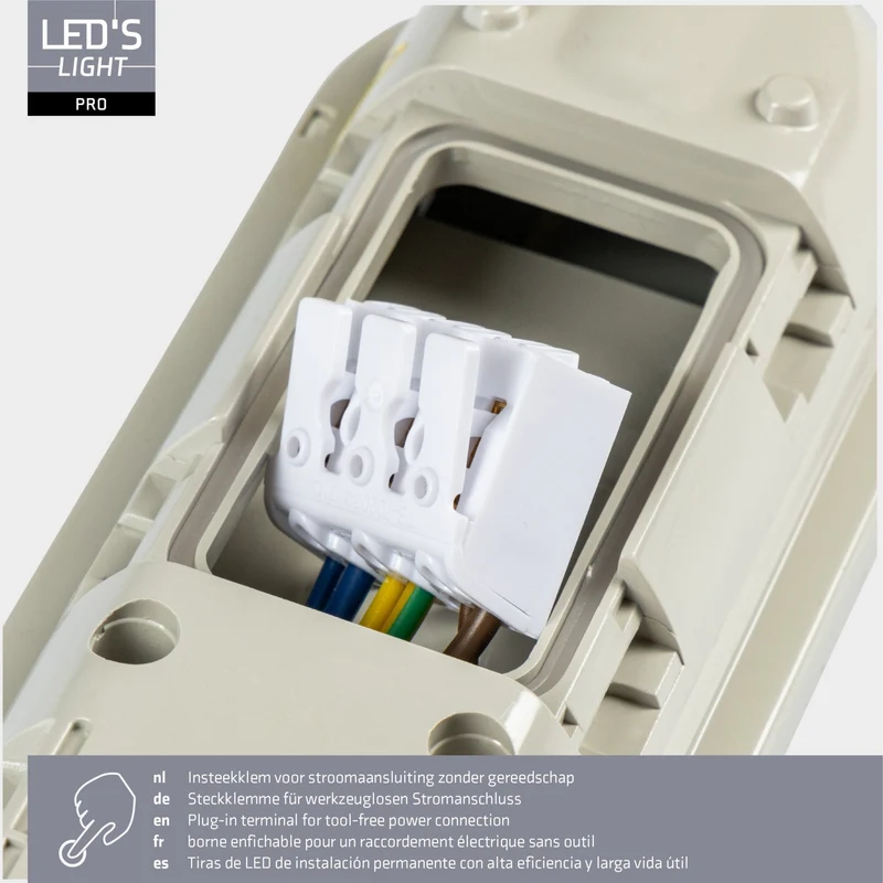 LED Feuchtraumleuchte mit Strip 120cm 29W 4640lm 4000K neutralweiß IP65 - LED's Light Pro