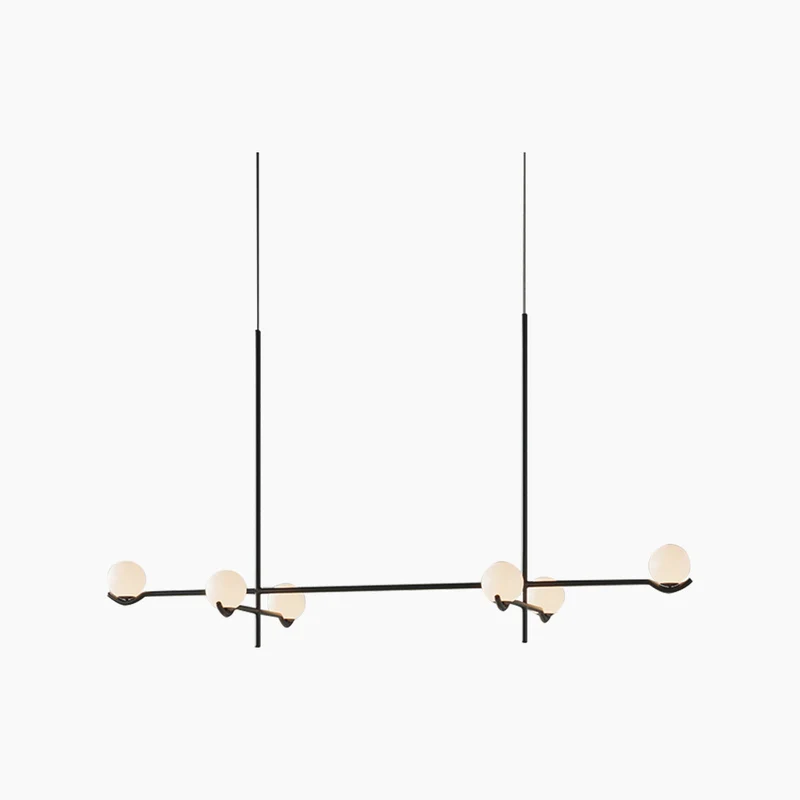 Chandelier Pendant Light Minimalist Elegant Multi Bulb Glass Ball