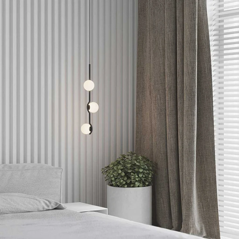Chandelier Pendant Light Minimalist Elegant Multi Bulb Glass Ball
