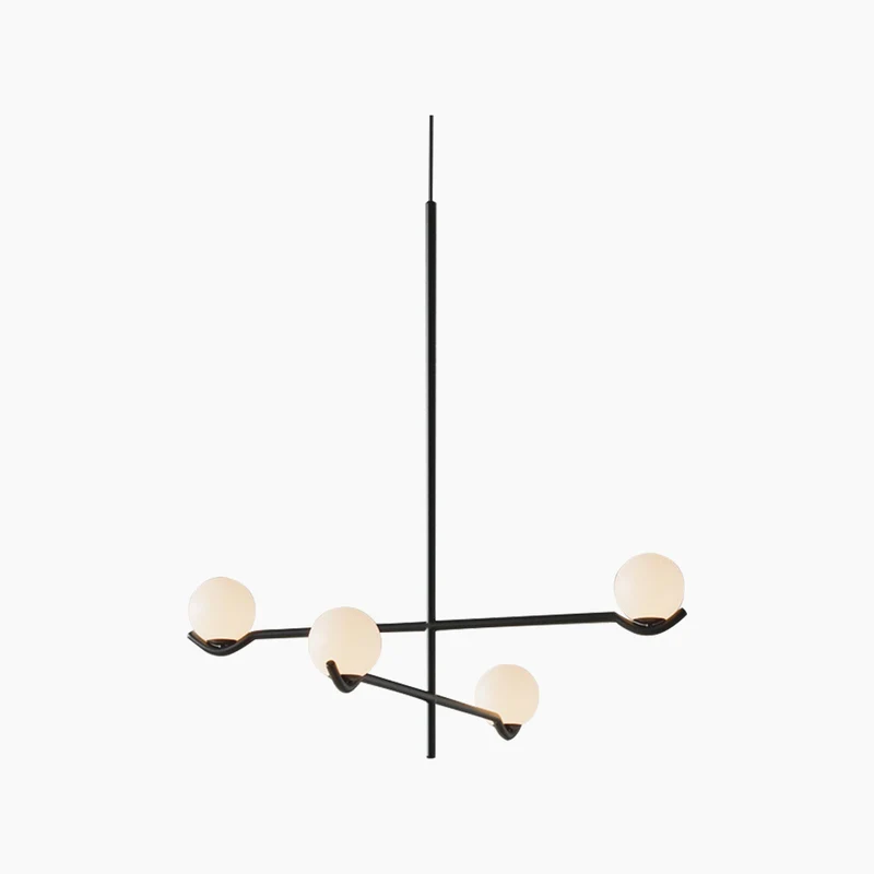 Chandelier Pendant Light Minimalist Elegant Multi Bulb Glass Ball