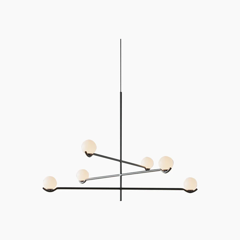 Chandelier Pendant Light Minimalist Elegant Multi Bulb Glass Ball