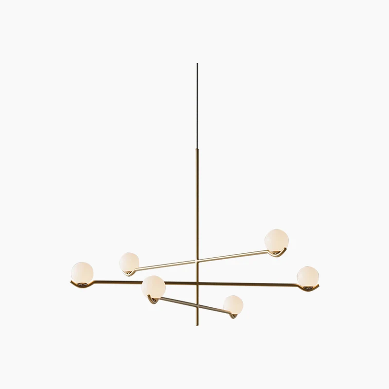 Chandelier Pendant Light Minimalist Elegant Multi Bulb Glass Ball