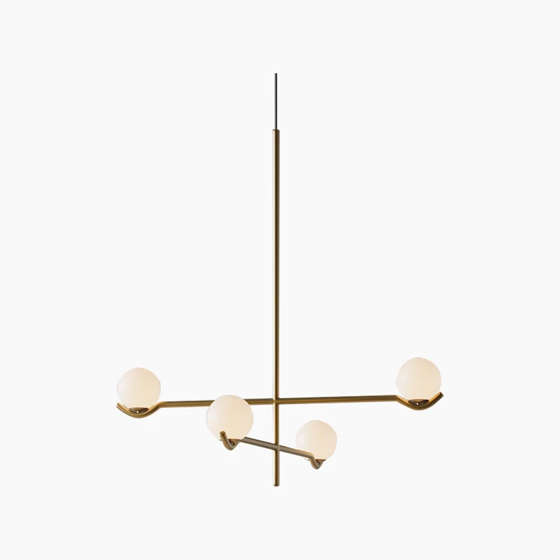 Chandelier Pendant Light Minimalist Elegant Multi Bulb Glass Ball
