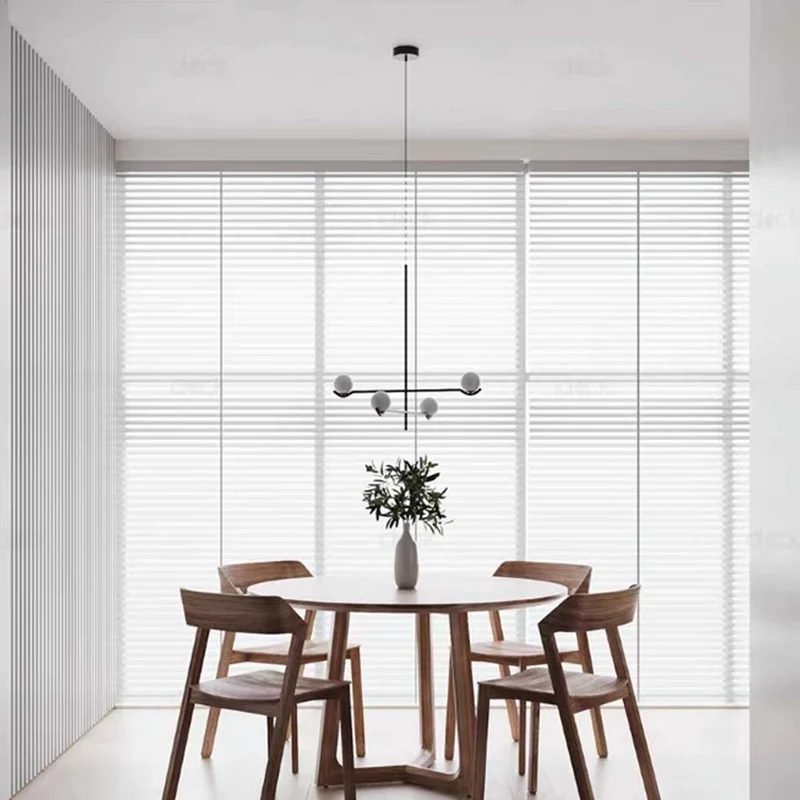 Chandelier Pendant Light Minimalist Elegant Multi Bulb Glass Ball