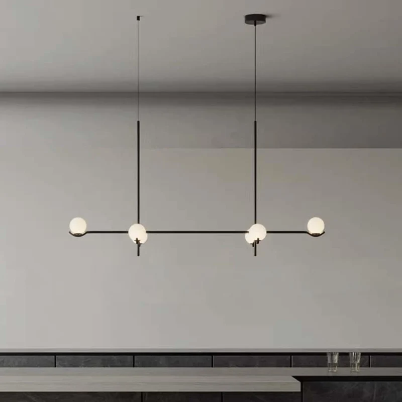 Chandelier Pendant Light Minimalist Elegant Multi Bulb Glass Ball