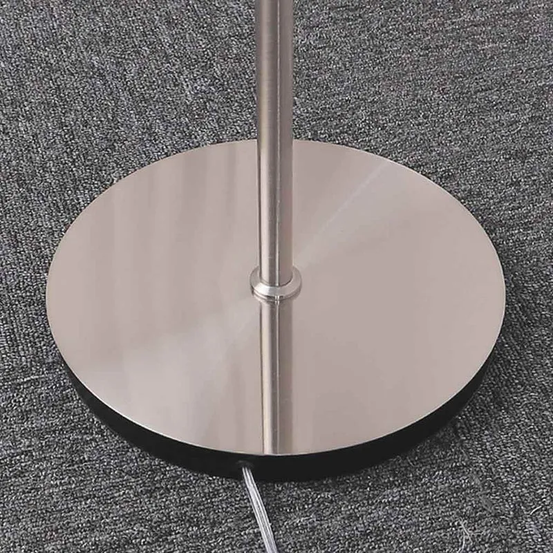 Floor Lamp Retro Bauhaus Mushroom Dome Glass, White / Orange
