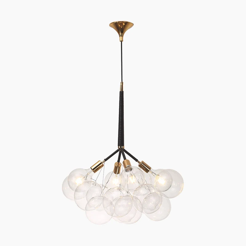 Chandelier Ceiling Light Glass Bubbles Cluster