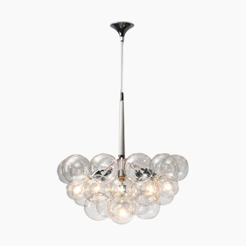 Chandelier Ceiling Light Glass Bubbles Cluster