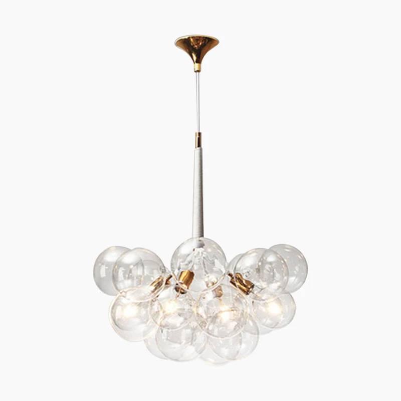 Chandelier Ceiling Light Glass Bubbles Cluster
