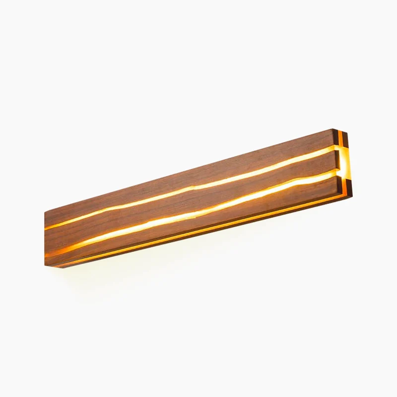 Wall Sconce Light Unique LED Japanese Wooden