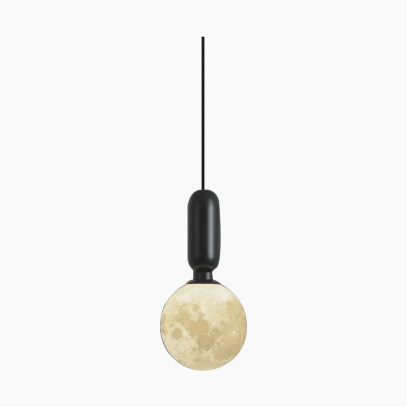 Pendant Light Nordic Minimalist Hanging Moon Globe