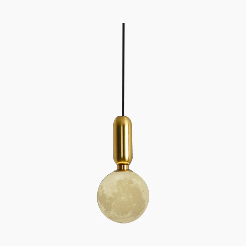 Pendant Light Nordic Minimalist Hanging Moon Globe