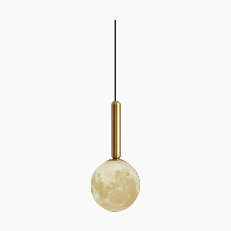 Pendant Light Nordic Minimalist Hanging Moon Globe