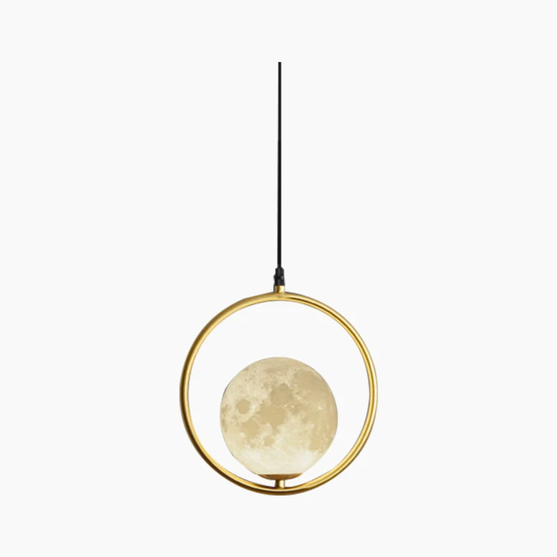 Pendant Light Nordic Minimalist Hanging Moon Globe