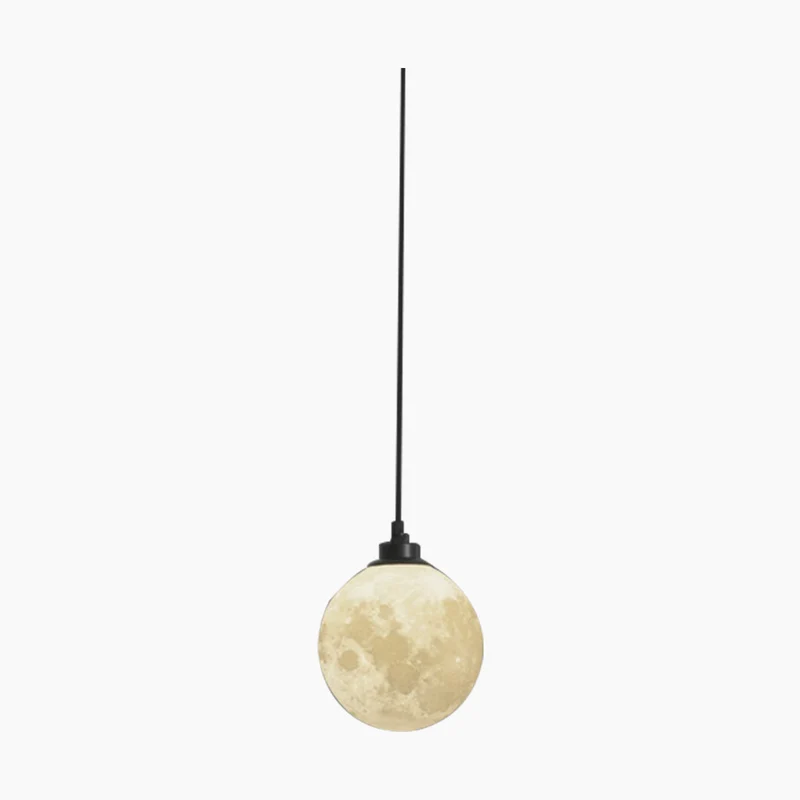 Pendant Light Nordic Minimalist Hanging Moon Globe