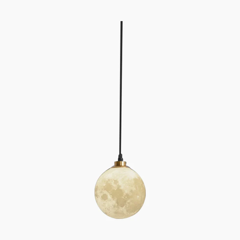 Pendant Light Nordic Minimalist Hanging Moon Globe