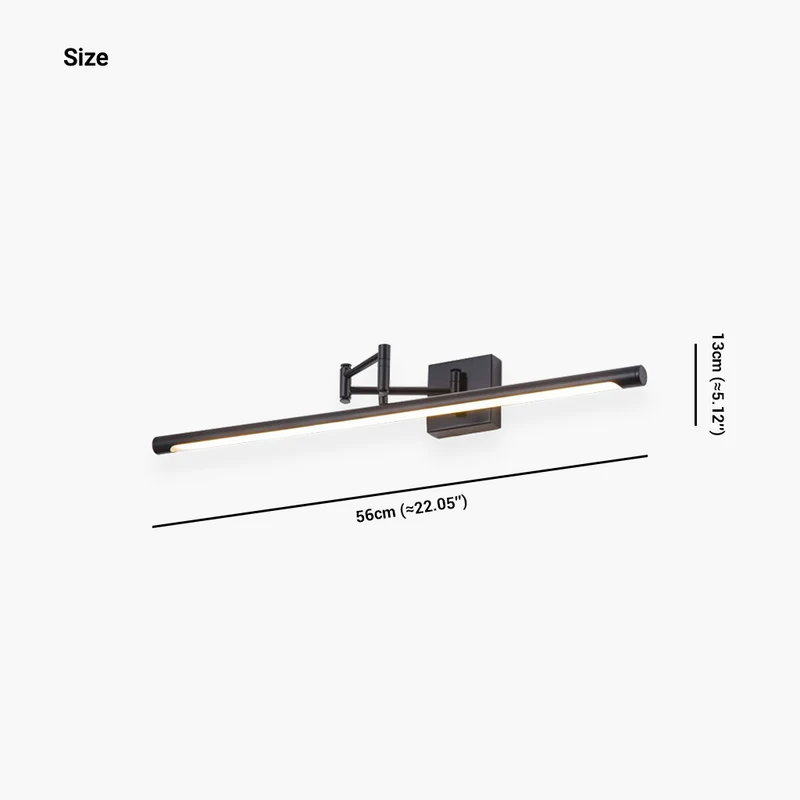 Wall Mount LED Lamp Vanity/Picture Light Modern with Swinging Arm
