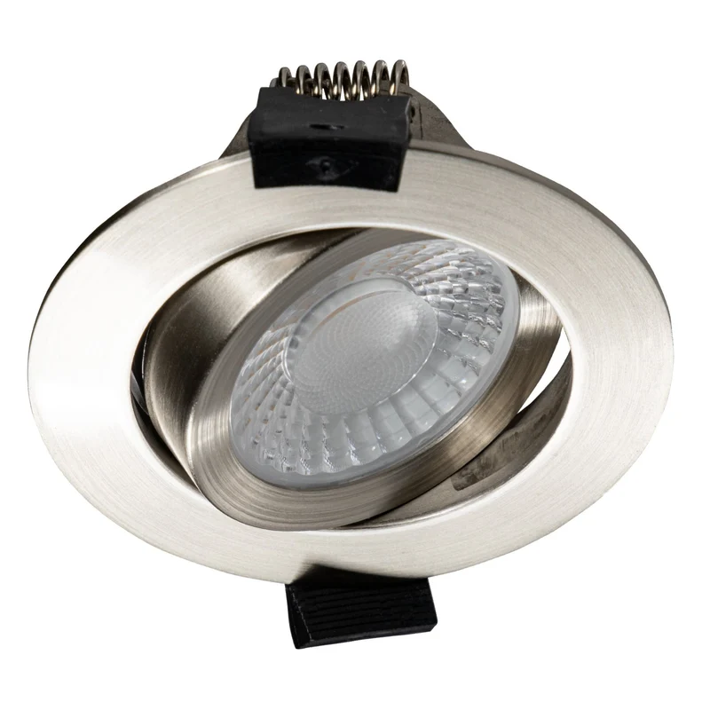 LED Spot 6W 420lm 2700/1800K warmweiß IP54 Nickel - LED's Light Pro