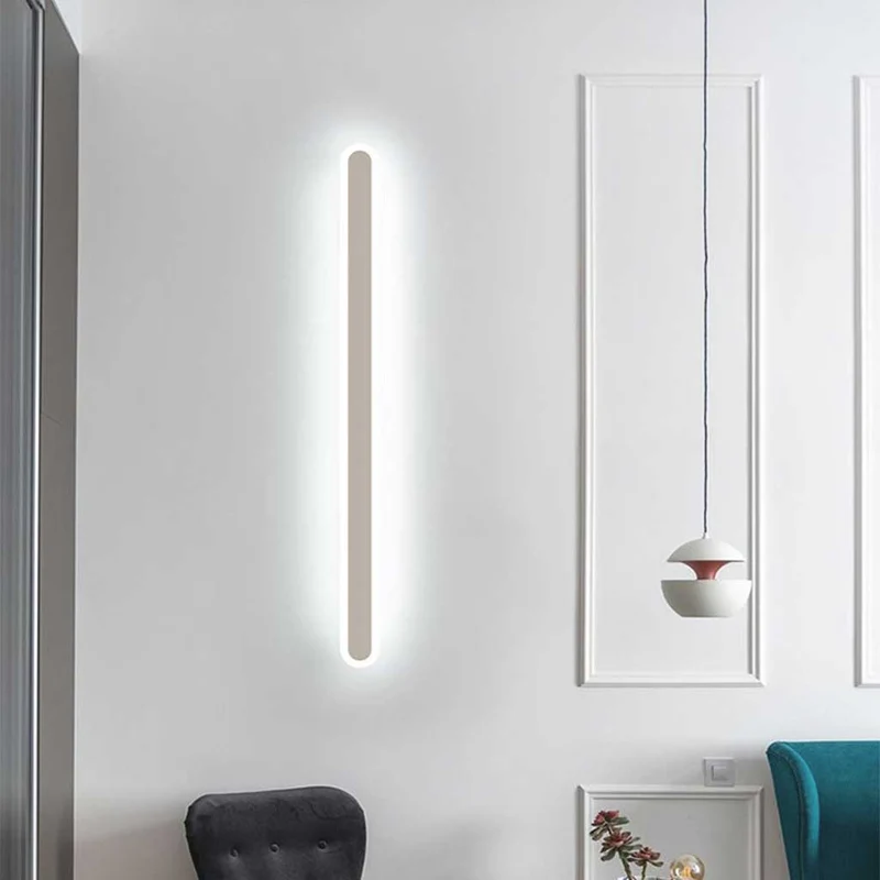 Wall Sconce Light Elegant Linear LED Iron & Acrylic, 3 Colors
