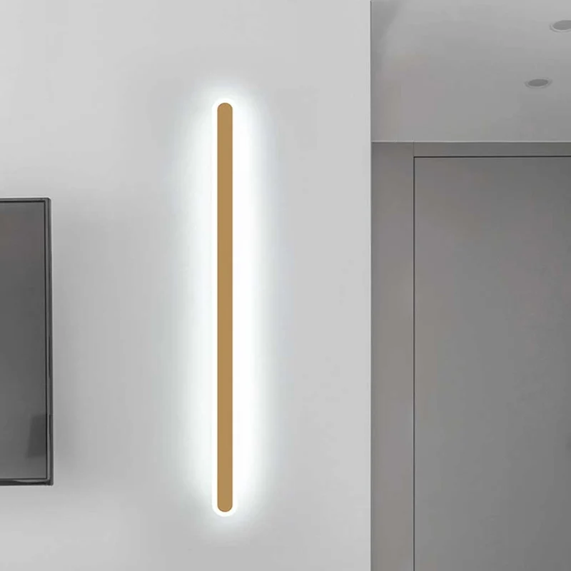 Wall Sconce Light Elegant Linear LED Iron & Acrylic, 3 Colors