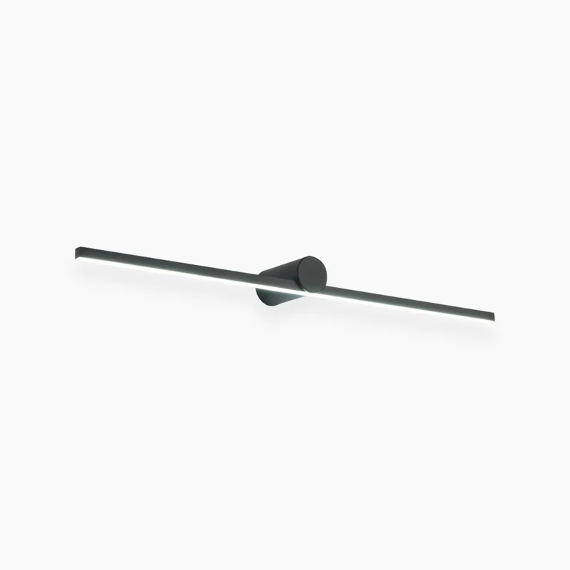 Bathroom Vanity Wall Light Minimalist Linear LED, Black