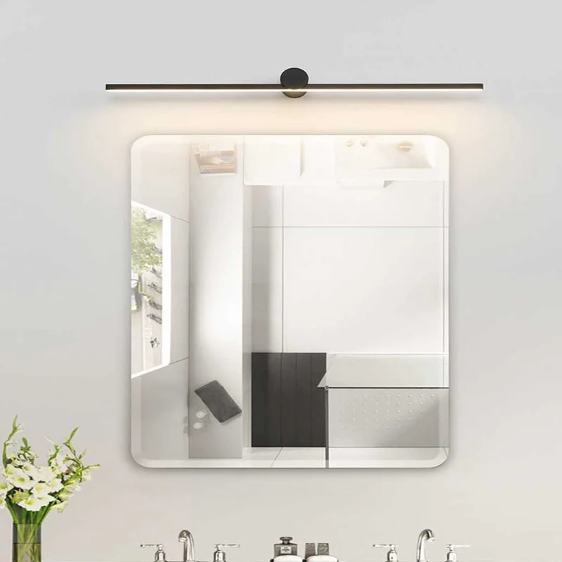 Bathroom Vanity Wall Light Minimalist Linear LED, Black