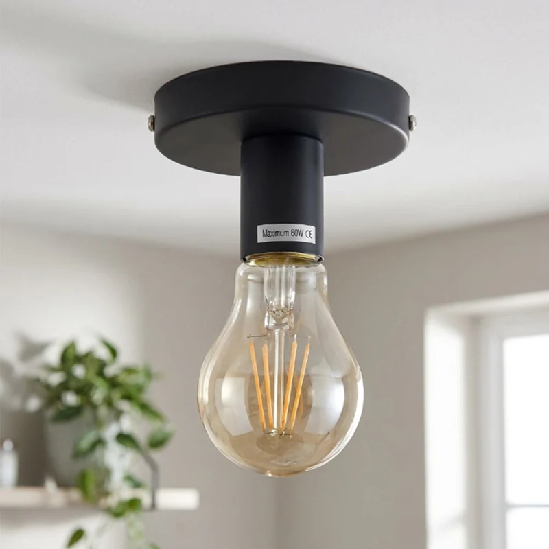 LEDSone flache Deckenleuchte Flur IP20 Deckenmontage E27 ~3336