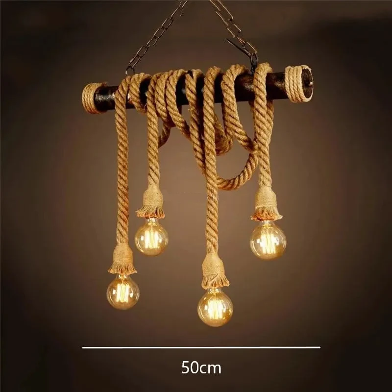 Bambus-Holz-Pendelleuchte mit LED und verstellbarem Kabel – Epicéa