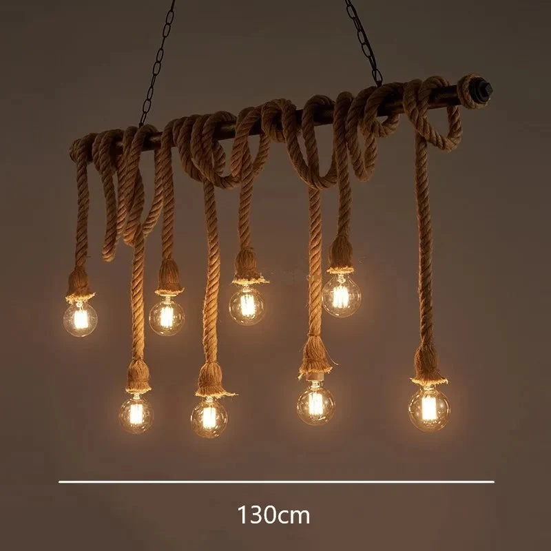 Bambus-Holz-Pendelleuchte mit LED und verstellbarem Kabel – Epicéa