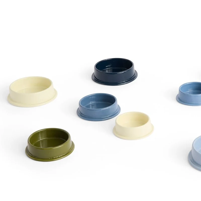 Kerzenhalter Column Candleholder Dusty Blue Medium - HAY