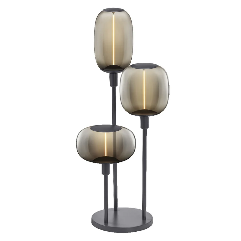 OSRAM Decor Stick Floor Dark Grey Standleuchte 78cm 3x E27, ohne Leuchtmittel