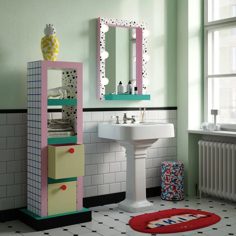 Spiegel Supermirror Terrazzo - Seletti