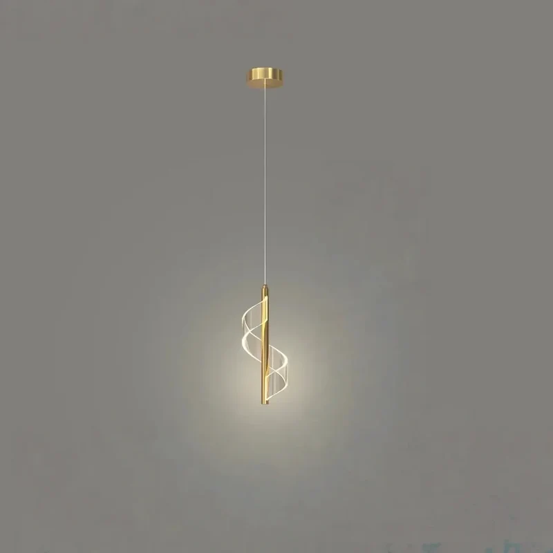 Kleine LED Design-Pendelleuchte für Schlafzimmer
