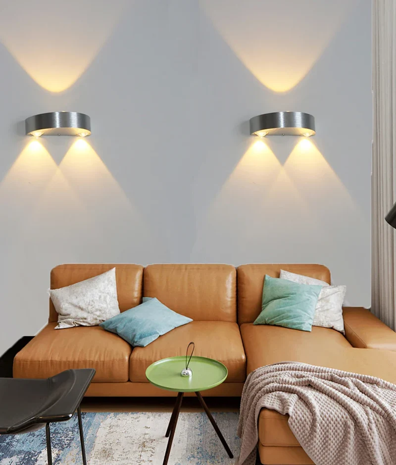 LED-Wandleuchte aus Aluminium im minimalistischen Design – Kyrolys