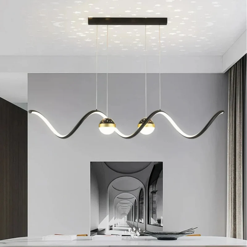 Moderne Pendelleuchte für das Esszimmer im Stern-Design