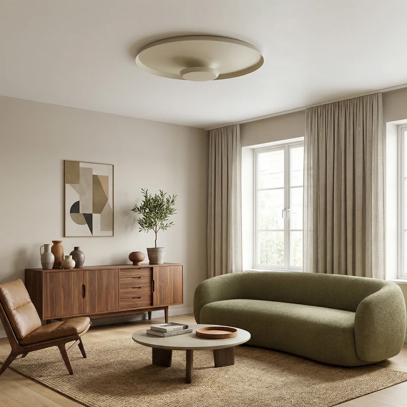 Minimalistische Deckenleuchte für Schlafzimmer und Flur – Macarille