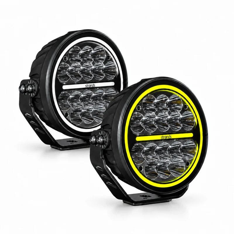 Strands Siberia Night Ranger XP Fahrlicht mit gelbem und weißem Positionslicht / 7"