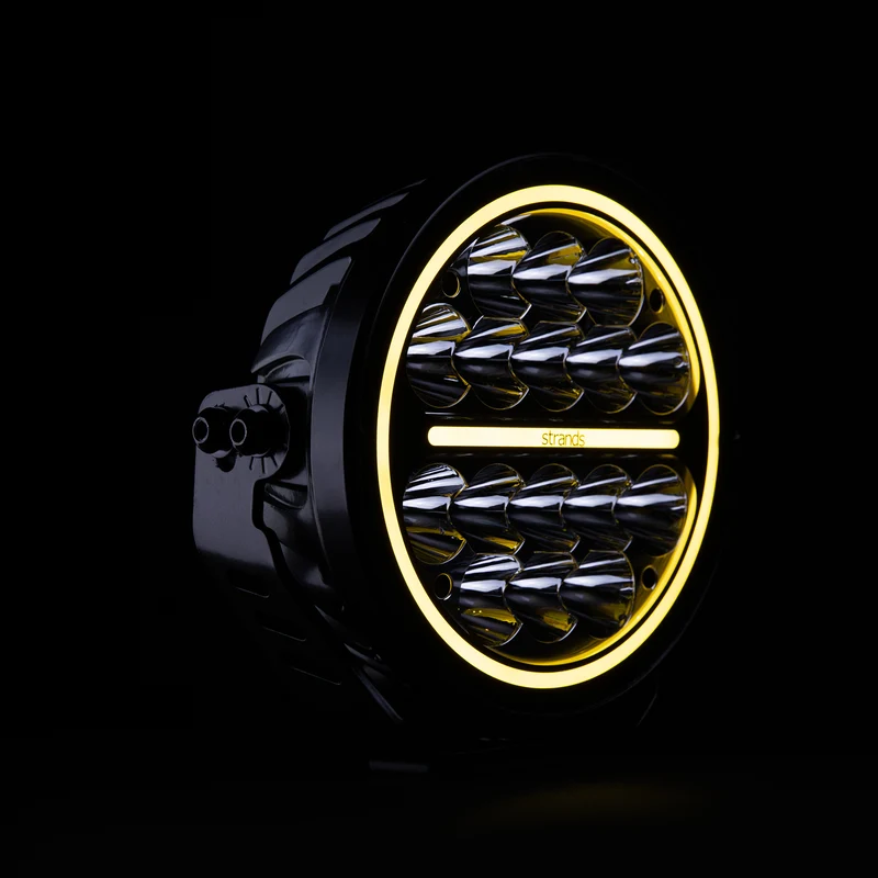 Strands Siberia Night Ranger XP Fahrlicht mit gelbem und weißem Positionslicht / 7"