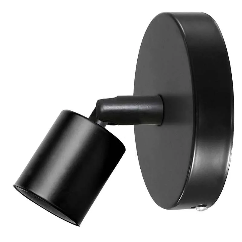 Verstellbare E27 Wandleuchte schwarz Wandleuchte Lampe~3449