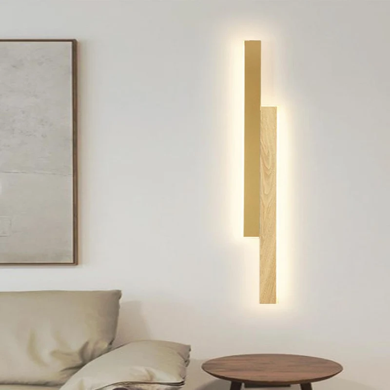Wall Lamp 2 Light Bar Nordic Modern Linear LED, 4 Colors