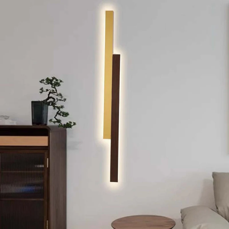 Wall Lamp 2 Light Bar Nordic Modern Linear LED, 4 Colors