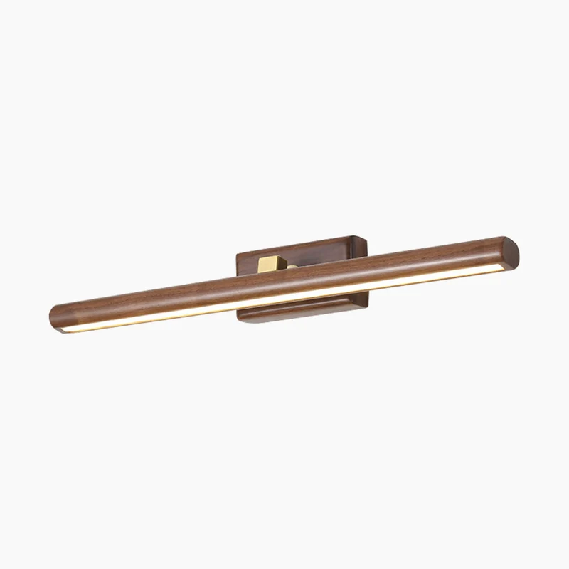 Wall Light Modern Japanese 360° Rotating LED Linear, Wood