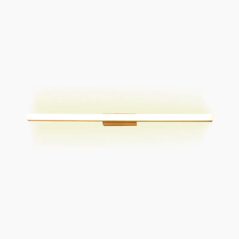 Mirror Bathroom Vanity Light Modern Nordic LED Linear, Wood