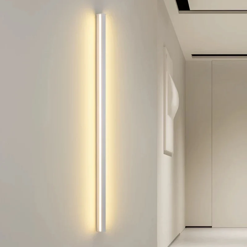 Wall Mounted Sconce Light Bar Minimalist Long Linear LED Dimmable